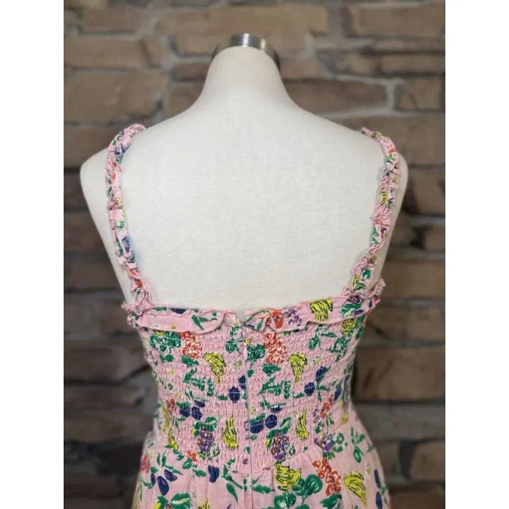Urban Outfitters Pink Graphic Design Mini Dress Sz M